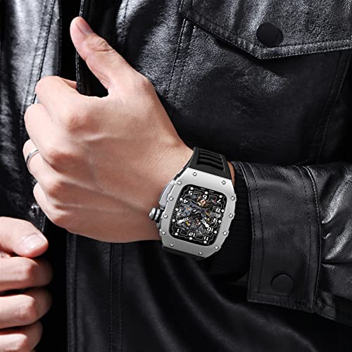 Kit Modification Apple Watch 8 7 45mm Boîtier Métal iWatch SE