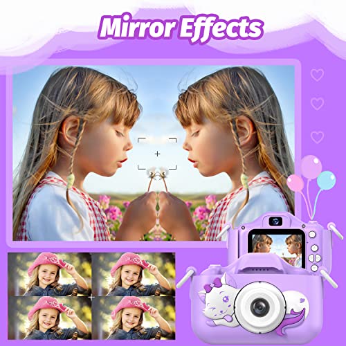 Kids Camera Toys Gifts For Boys Girls, Selfie Camera Hd Digital Video Shockproof Camcorder, Christmas Birthday Gifts For 3 4 5 6 7 8 9 Years Old Girls Boys Gifts - 32Gb Sd Card Included #TOP5