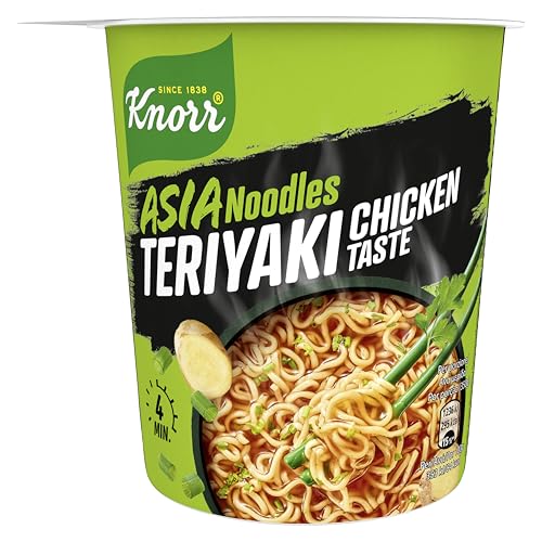 Knorr Noodles Teriyaki Chicken Taste, Noodles Istantanei, Teriyaki Chicken Taste, Pronti in 3 Minuti, Spezie Selezionate - 65 gr