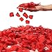PuTwo Rosenblätter Rot, 1000 Stück Rosenblätter Künstliche Blütenblätter Rosenblätter Hochzeit Blütenblätter Hochzeit Rosenblätter für Hochzeitsdeko, Valentinstag Deko, Hochzeit Deko, 4711100062251