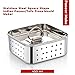 Archy Creations Stainless Steel Paneer Maker, 450ml Capacity, Square Paneer, Cheese and Tofu Mould with Strainer, Silver