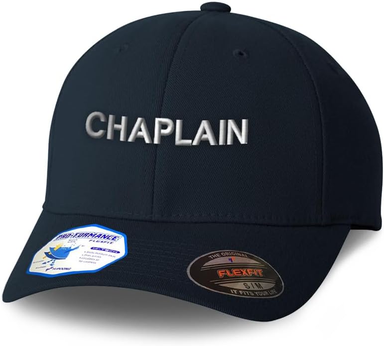 Flexfit Cap for Men & Women Embroidered Chaplain Faith Jesus Christian Christ Flexfit Hats Baseball Caps