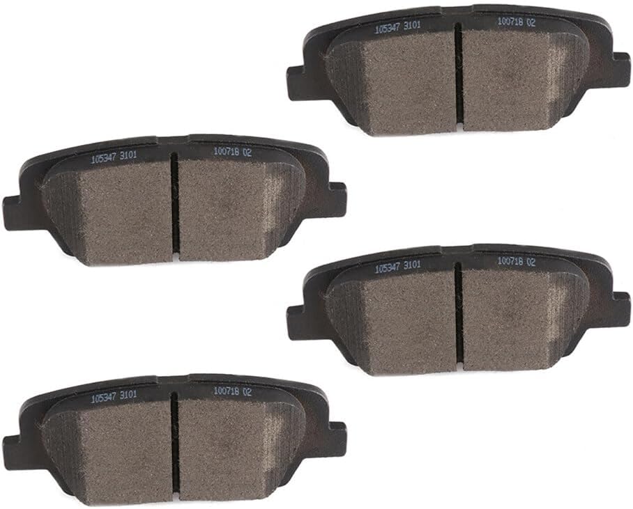 LSAILON [D1439] Rear Semi-Metallic Disc Brake Pads Set For Hyundai Santa Fe 2010-2016,For Hyundai Santa Fe Sport 2013-2016,For Kia Sorento 2011-2015 [4PCS]