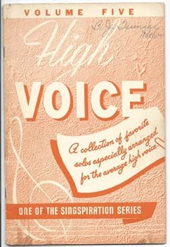 Paperback High Voice (A collection of favorite solos especially arranged for the average high voice., Volume Five) Book