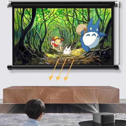 Pantalla Manual para Proyector 72 Pulgadas 4:3 miniatura 7