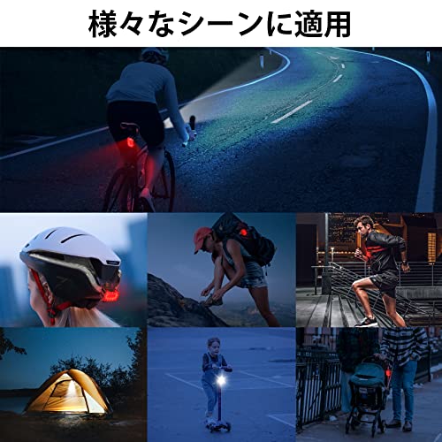 DAI NING 自転車 ライト テールライト セット 自転車ヘッド