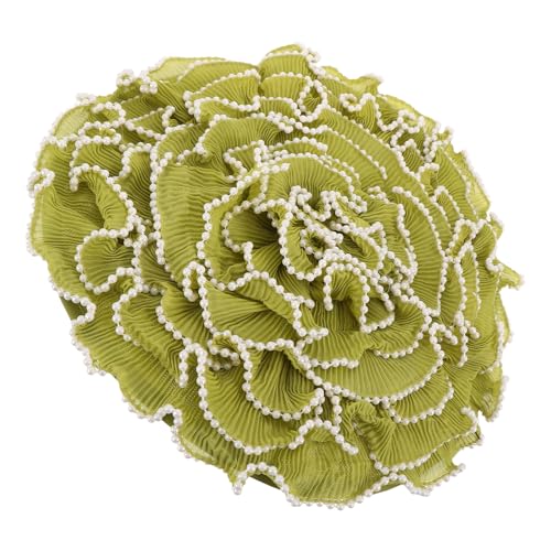 Accessoire cheveux mariage romantique bandeau fleurs vertes perles