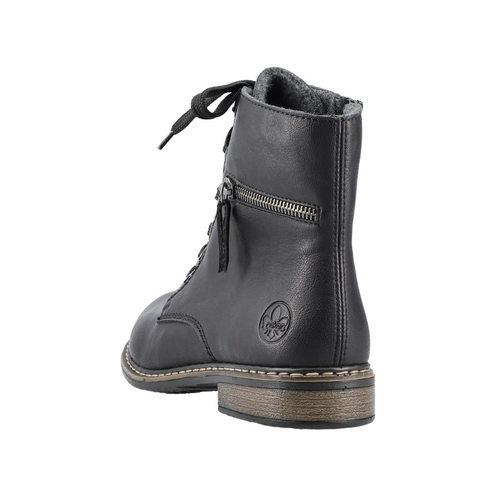 Rieker Damen Schnürstiefeletten 71202, Frauen Stiefeletten