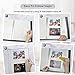 Popotop Large Photo Album Self Adhesive 4x6 5x7 8x10 Scrapbook Album DIY Picture Book,Gifts for Mom,Family Baby and Wedding,with Metal Pen and Plastic Board