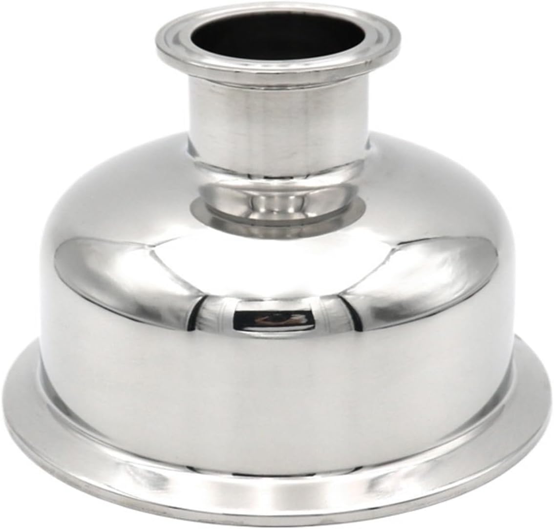 Tri Clamp Bowl Reducer Hemispherical SS304 Stainless Steel Sanitary 1.5"2"2.5"3"4" Reducing 50.5/64/77.5/91/119mm Pipe Fitting(64mm x 119mm)