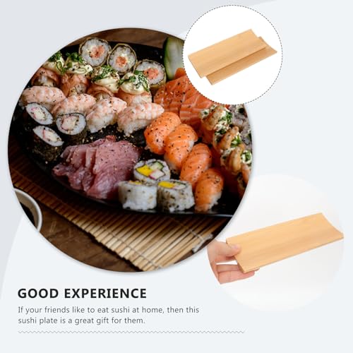 Juego 2 Platos Sushi Estilo Japonés miniatura 3