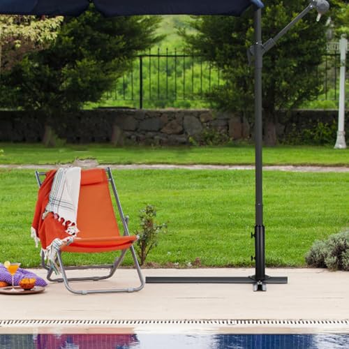 Support parasol de terrasse contre le vent avec vis de serrage - 6