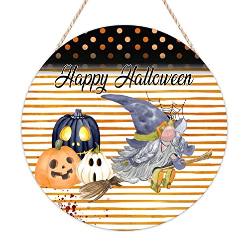 Panneau bienvenue Halloween bois : solution déco rapide entrée et mur - 2