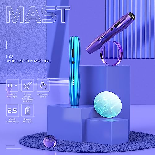 Mast Tattoo XDJR Mast P20 Wireless Tattoo Pen Machine Rotary Tattoo Gun Lightweight Digital Display Slim Frame thumb #6