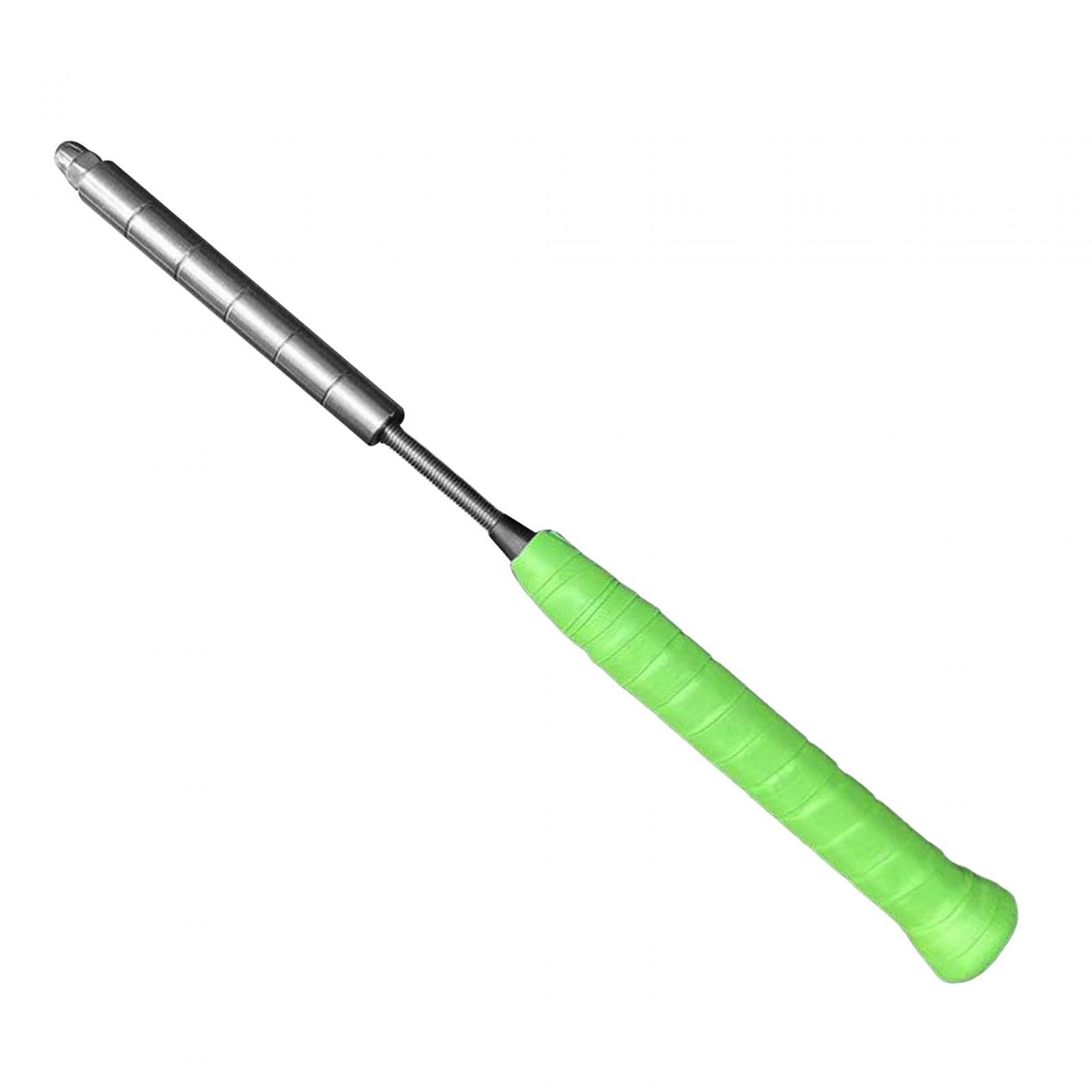 kowaku Badminton Racket Swing Trainer Badminton Training Racket Sport Wrist Force Trainer Finger Finger Arm Strength Badminton Trainer for Speed, Cyan