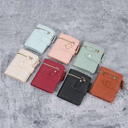 Women Small Compact Wallets Pu Leather Clutches Purses Card Holder Ladies Purse Money Bag Clutches Purse Bi Fold Purses3