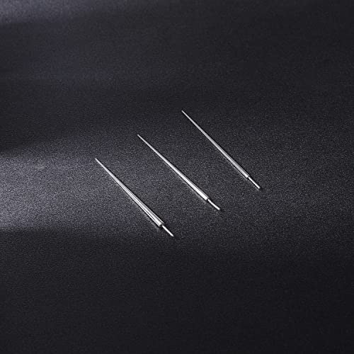 Zs 2Pcs G23 Titanium Insertion Pin Taper For Nose Ear Navel Lip Threadless Piercings Jewelry Kit, 18/16/14G Push In Body Piercing Stretching Kit Assistant Tool (18G/16G) #TOP4