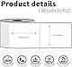 3 Rollen Phomemo M120/M110 Etiketten, 1.57x 2.36 (40 x 60 mm) Thermoetikettenpapier für Phomemo M120/M110/M200/M220 Etikettendrucker, Weißes Thermoetikett Papier für Barcode, Adresse, Preis