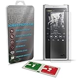 iGadgitz U6877 Tempered Glass Screen Protector for Sony Walkman NW-ZX300 High-Resolution Audio MP3 Player Shatterproof 9H Hardness Anti Scratch