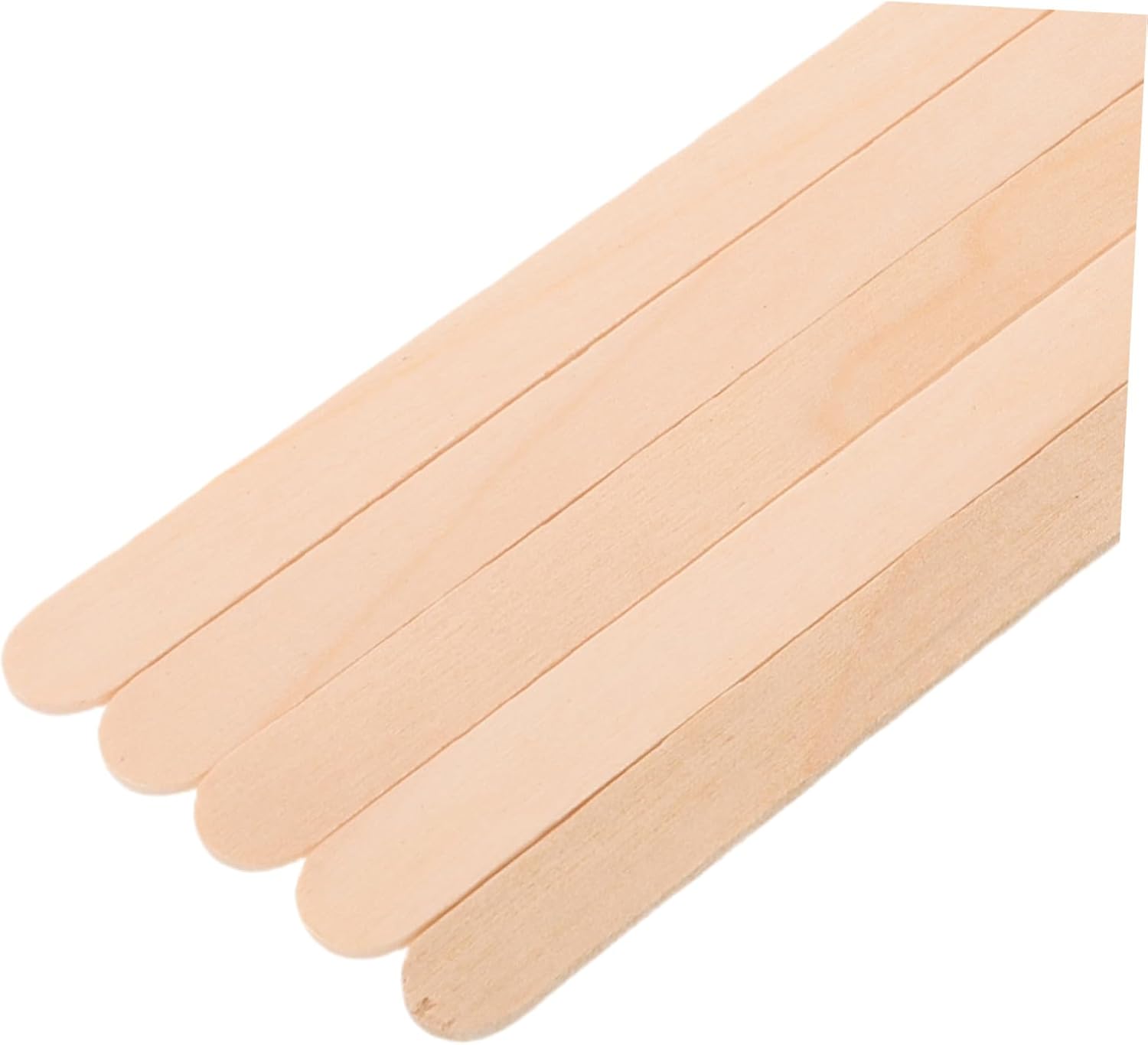 100pcs Wooden Craft Sticks for DIY Tie Dye Projects, Khaki