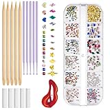 Zahn Edelstein Sets Modische Kristalle Zahn Schmuck Sets Professionelle Zahn Edelstein Sets Temporäre Edelsteine Starter Sets Ornament