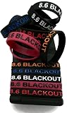 Metrix Defense 8.6 Blackout Magazine Mag ID Band Thick and Durable (Pack of 3 Blackwhite)