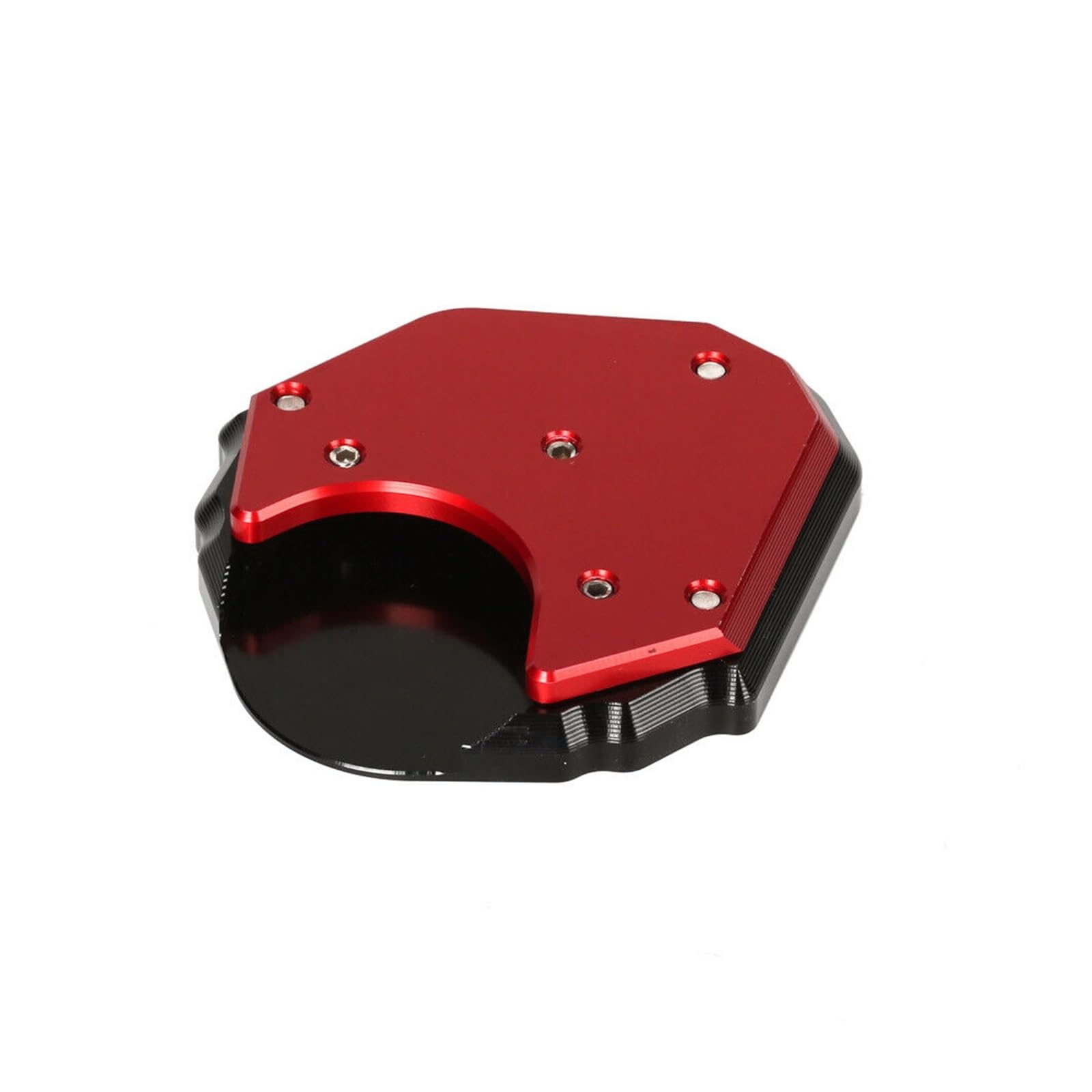 Rallonge plaque support béquille latérale Kawasaki KLR650 en alu CNC - 6