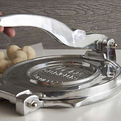 Large Tortilla Press by Verve CULTURE, Aluminum Street Taco Press and Quesadilla Maker, Aplastador de Tortillas, Tortilla Maker, 9” - Thumbnail 5