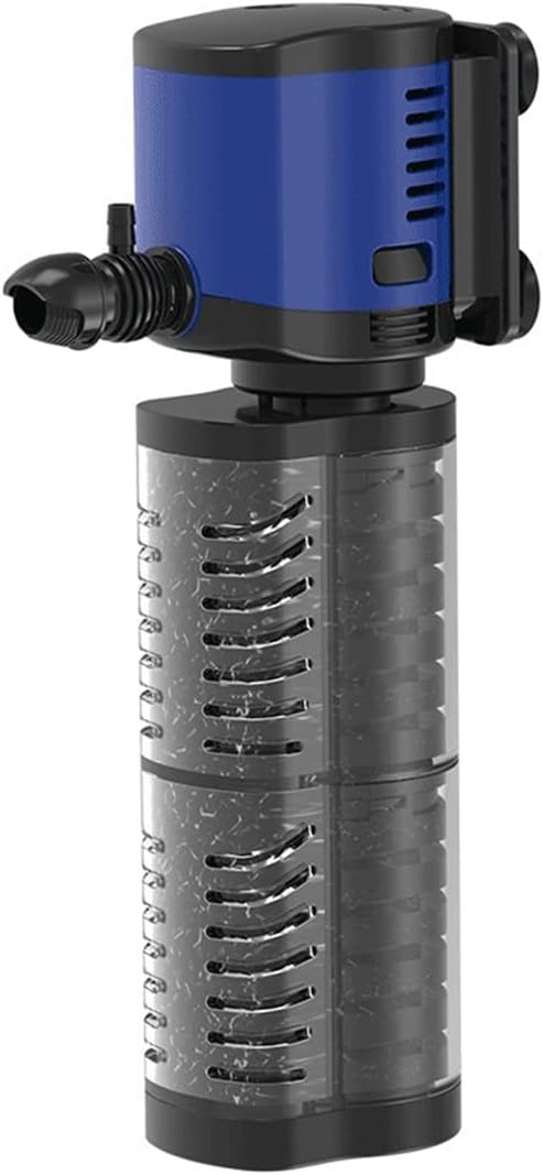 Power Pumps JQP Series Internal Aquarium Filter 3 in 1 Silent Submersible Sponge Filter Pump Pump Accessories (Color : 20W)