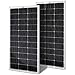 Richsolar 2pcs 100 Watt 12 Volt Monocrystalline Solar Panel 12 Volt Battery Charging RV, Boat, Off Grid (2pcs)