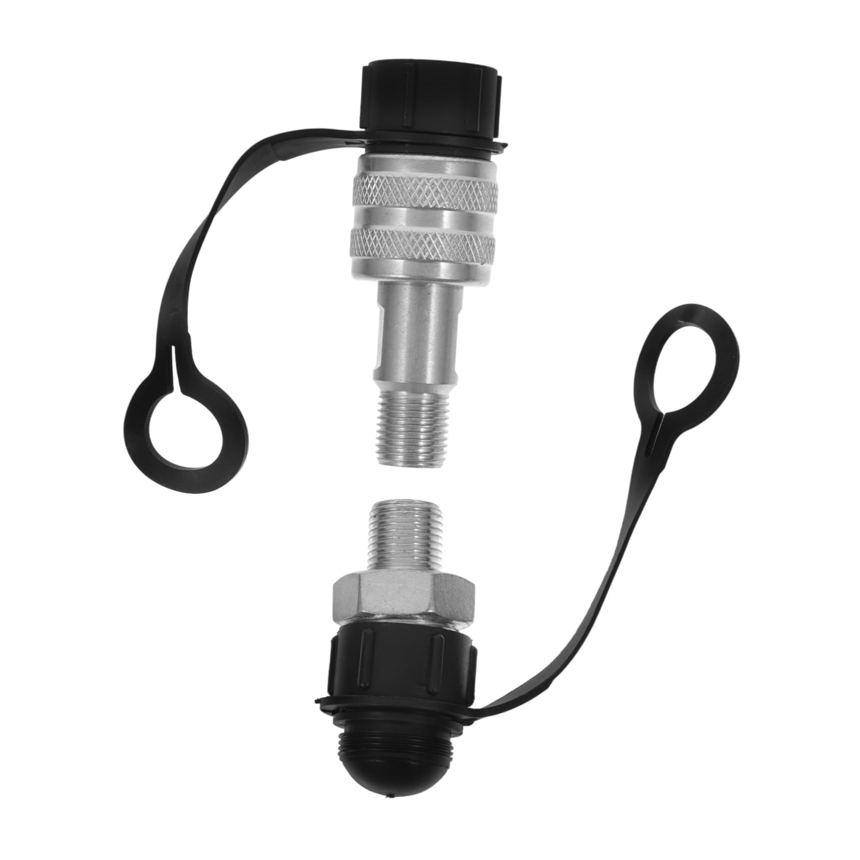 Coupleur rapide hydraulique Zerodeko en acier forgé haute pression industriel 2pcs