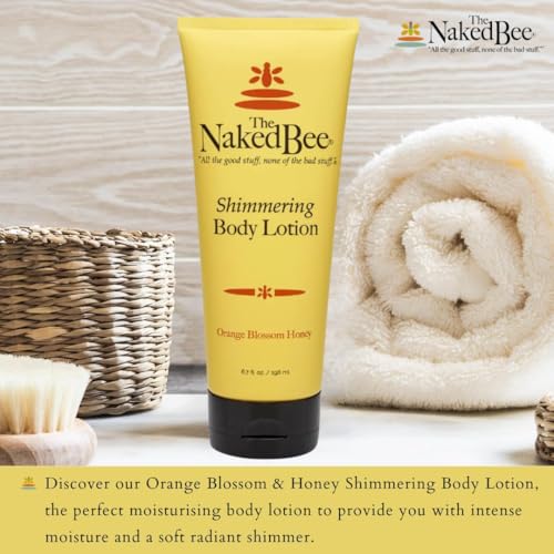 Image of The Naked Bee Shimmering Hand & Body Lotion with Orange Blossom Honey (6.7 Fl Oz)
