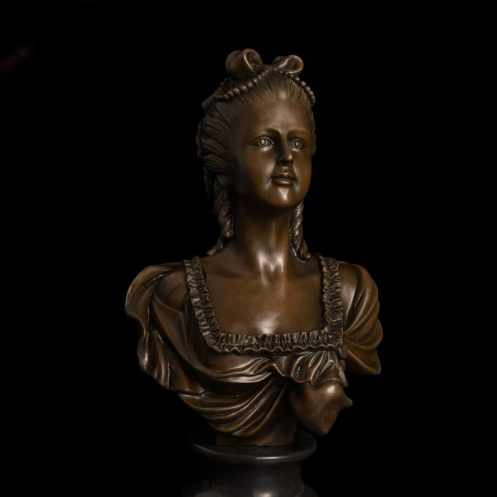 アンティーク風 ブロンズ調 女性胸像「GEMITO」刻印ありオブジェインテリア アンティーク風 ブロンズ調 女性胸像「GEMITO」刻印ありオブジェ