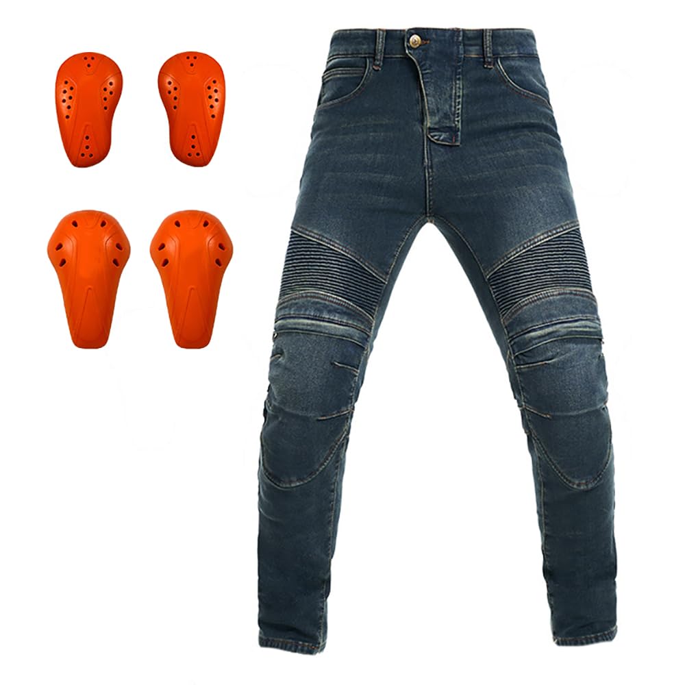 Motorradhose Herren Damen Schutzhose Mit CE2 Protektoren Stretch Motorrad Hose Mit Protektoren Hose Motorrad Textilhose Mit Protektoren Motorradhose Für Alltag