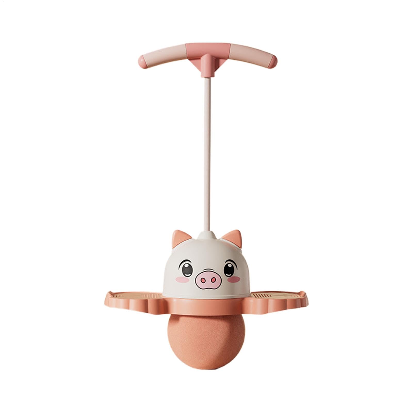 Bolas rebotantes para niños, niños Que rebotan Pelotas - Pelota de Pedal Jumper Divertida con Mango para niños, Juguetes no Slip Kid Fitness y Ejercicio físico para casa, Escuela, Viajes, Ind