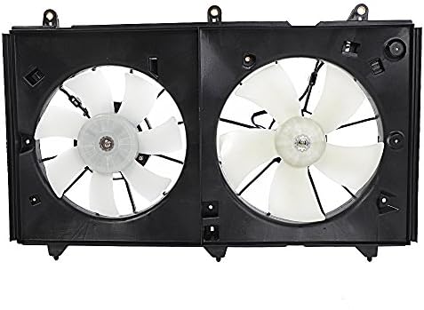 Fit For 03 04 05 06 07 Honda Accord Radiator Cooling and Condenser Fan Assembly