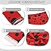 YYZZH Ladybug Pattern Black Spots On Red Girls Leggings Dance Running Workout Yoga Pants