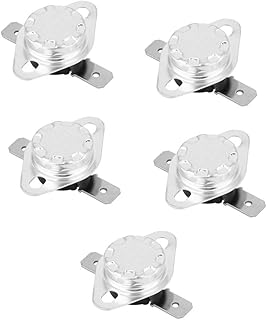 KSD301 Thermostat 250V 15A 5 Pcs Thermostat Switch Normal Closed Temperature Control Switch(150℃)