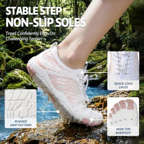 ELETON Barefoot Shoes Women Men Hiking Water Shoes Wide Toe Box Zero Drop by ELETON - Used condition - Image 7