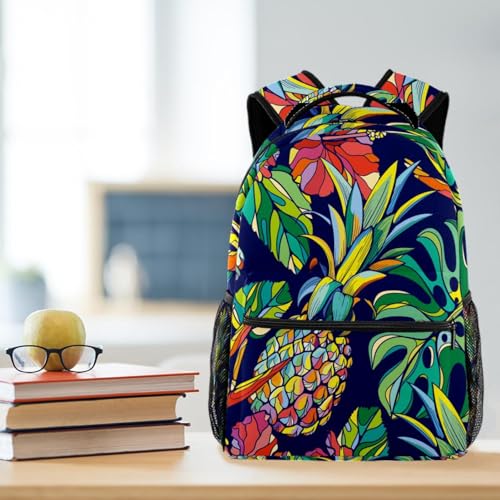 Sac à dos ordinateur portable ananas idéal pour les cours