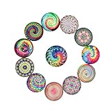 Carreaux de mosaïque ronds en cabochons : le en verre est non seulement parfait pour la décoration, mais aussi un beau cadeau pour votre famille et vos amis.