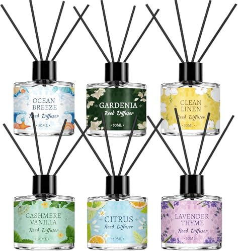 6-Pack Reed Diffuser Gift Set
