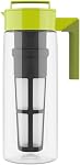 Takeya Premium Quality Iced Tea Maker with Patented Flash Chill Technology Made in the USA, BPA Free, 0.9 Liter / 1 Quart, Black