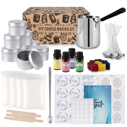 480g DIY Candle Making kit,Scented Candle Making Supplies Set Including