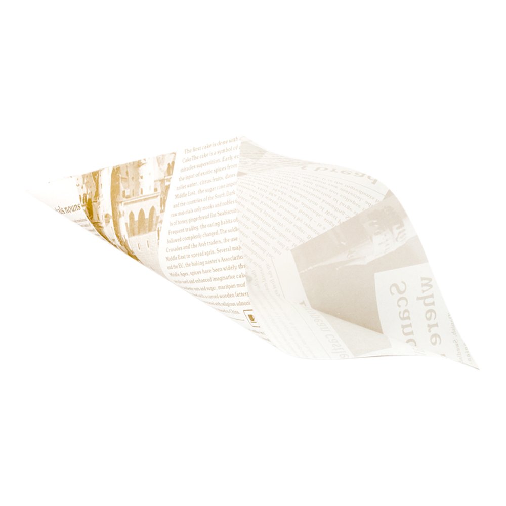 Restaurantware RWA0331 Stożki do żywności, gazeta