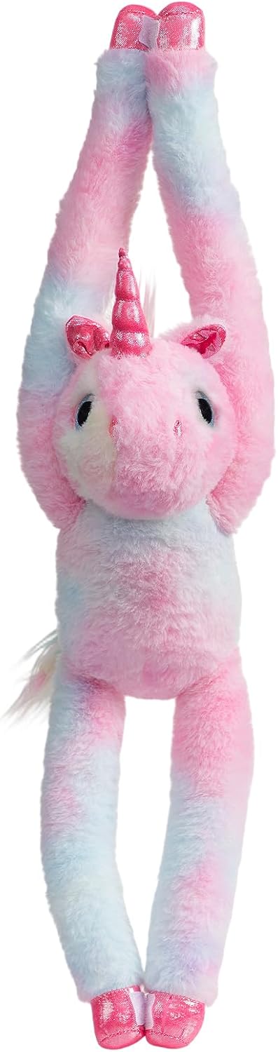 Unicorn Stuffed Animals Plush Rainbow Unicorn Hanging Long Arm Unicorn Plush Toy for Kids Grandchildren Friends Family 20 inch