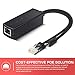 ipolex Active PoE Splitter - Power Over Ethernet Adapter, 48V to 12V, IEEE 802.3af Compliant, 10/100Mbps for Surveillance Camera, WAP and VoIP Phone, up to 100m, 2 Pack