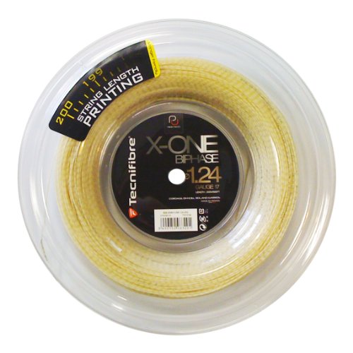 TECNIFIBRE X-One Bi-phase 17G Natural Tennis String Reel