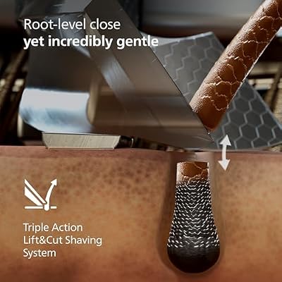 Philips Norelco Shaver i9000 Prestige Ultra, Wet & Dry Electric Shaver, Black Gradient, SenseIQ Pro Technology, Triple Lift & Cut System, 360 Rotating NanoTech Precision Blades, 5 Modes, XP9405/84