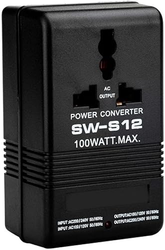 Miniatura 5 de Transformador convertidor de voltaje de doble canal para subir o bajar 100 W para CA 110 V 120 V a 220 V 240 V adecuado para pequeños